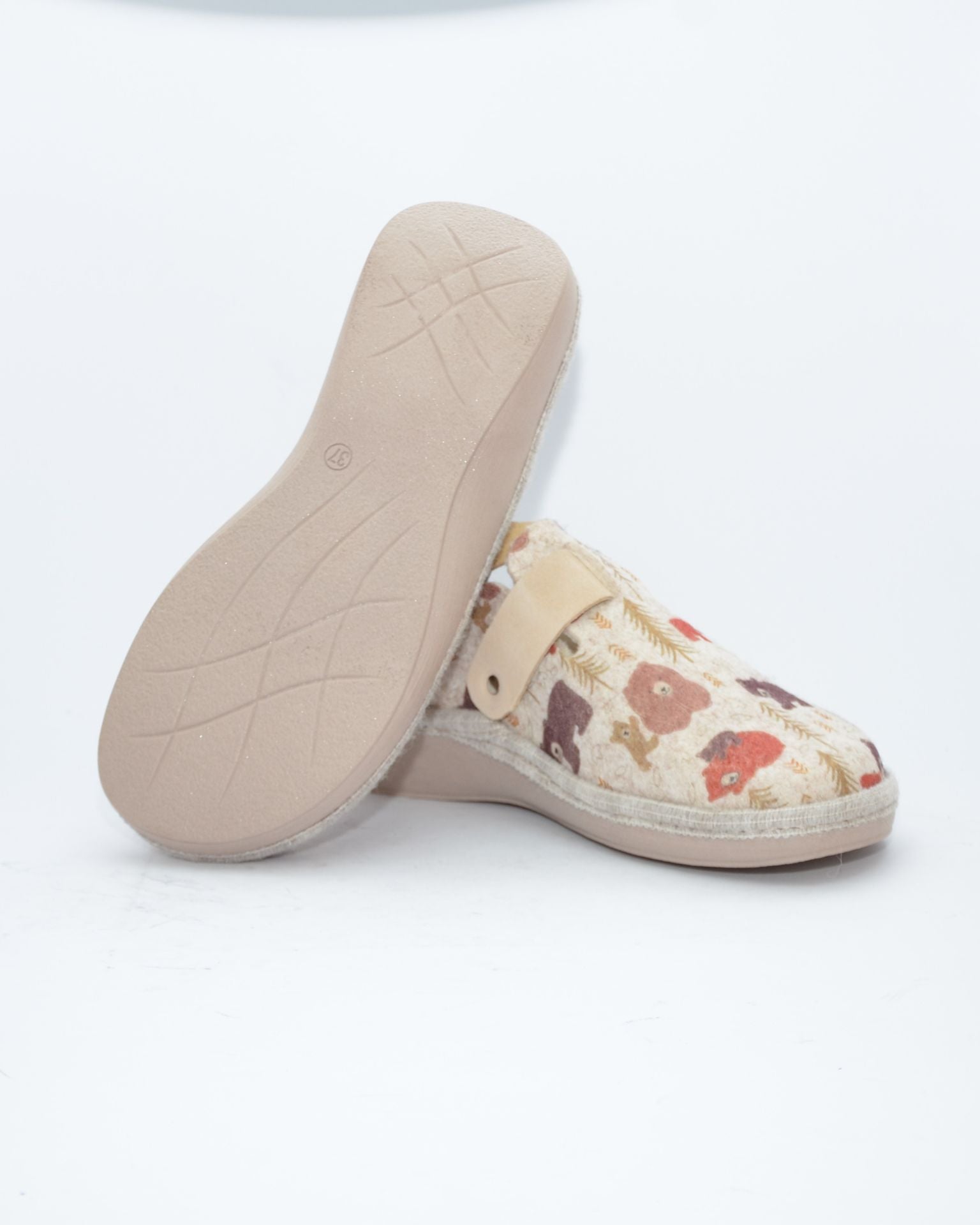 ZAPATILLAS DE CASA MUJER CON HEBILLA
