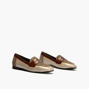 MOCASIN PLANO BEIG ANIMAL PRINT 10870
