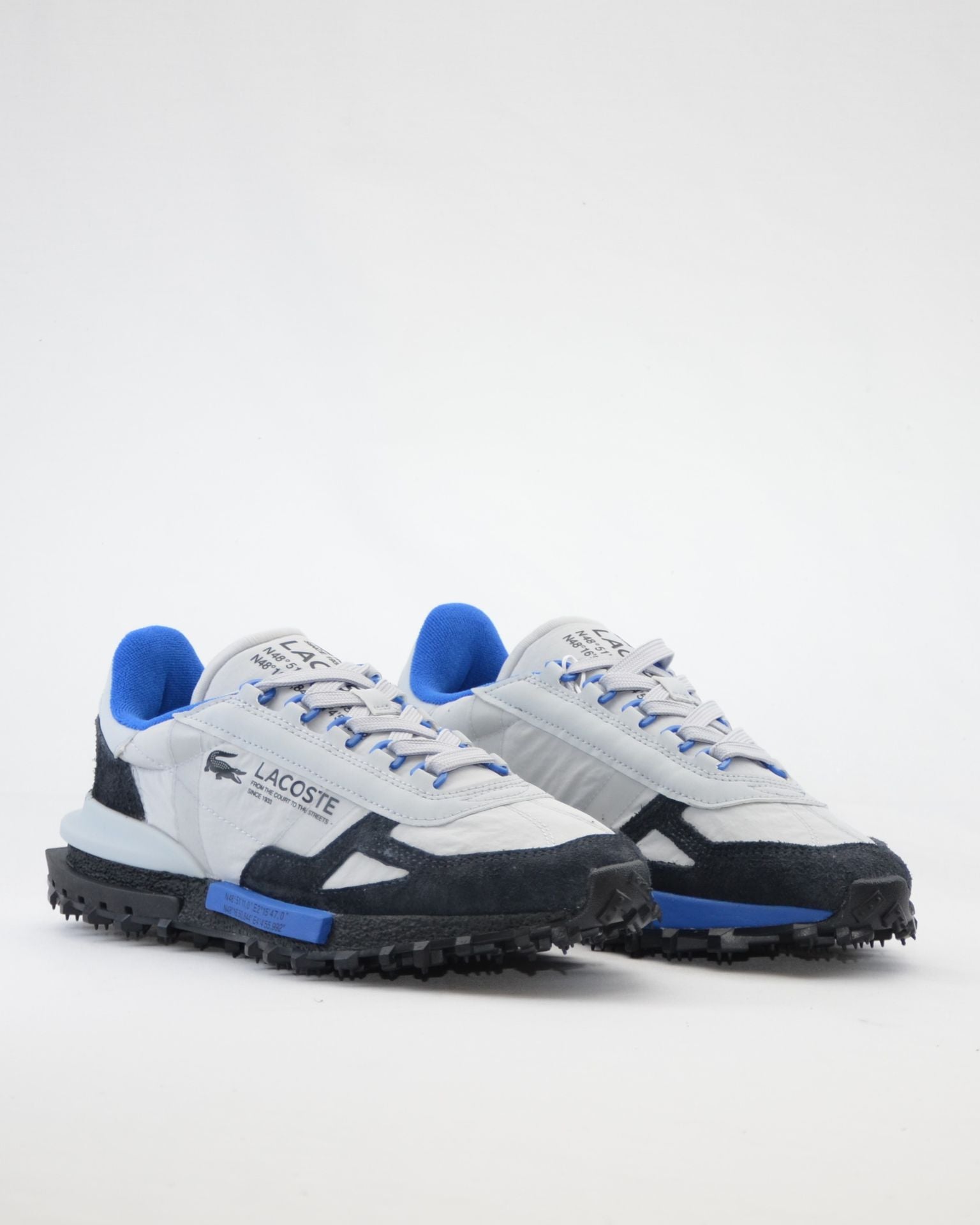 SNEAKERS LACOSTE HOMBRE ELITE ACTIVE 1263 SMA GRIS AZUL