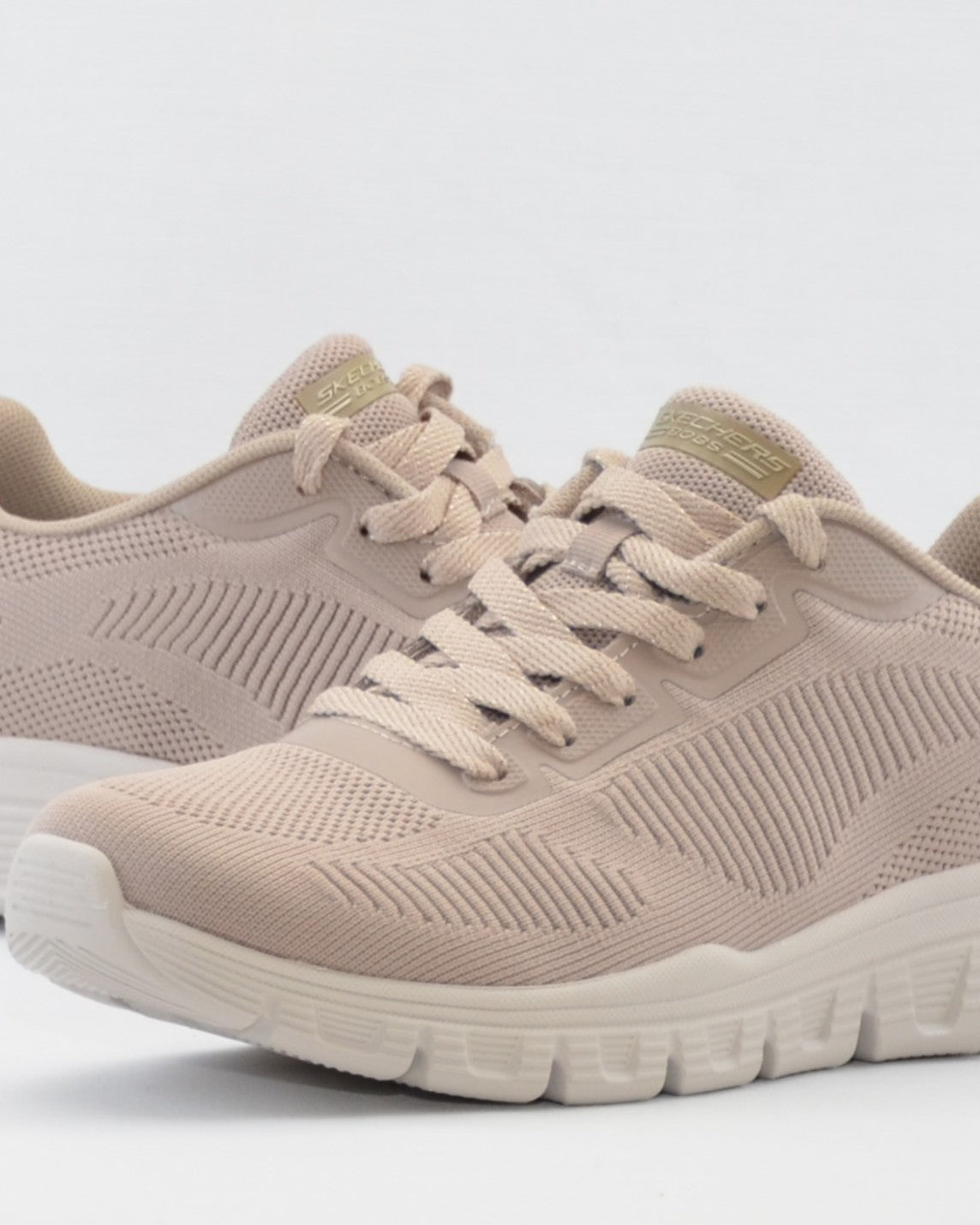 SNEAKERS MUJER SKECHERS 117700 TPE TAUPE CORDON