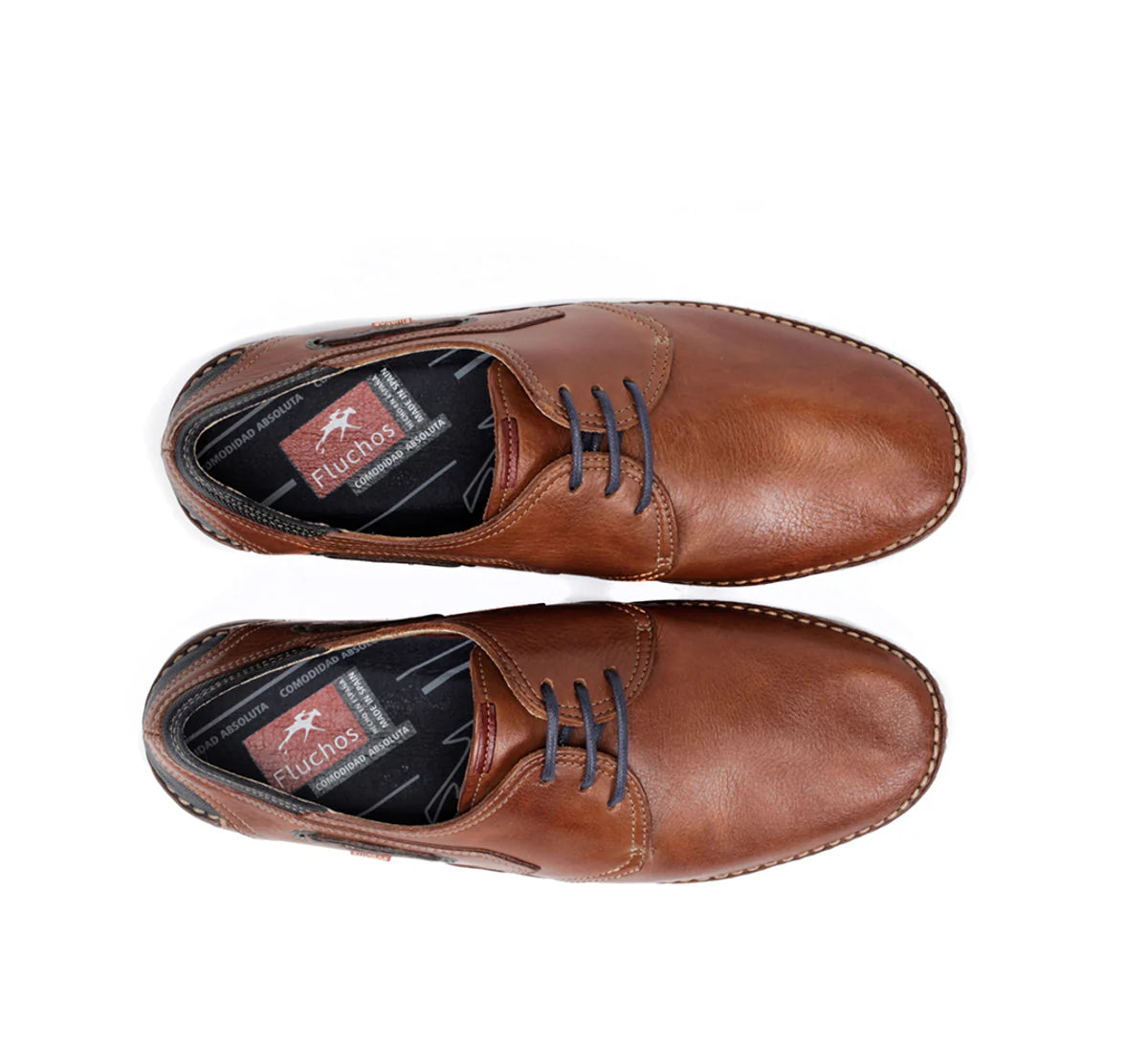 ZAPATOS HOMBRE FLUCHOS COLOR CUERO CORDON MARINER 9884