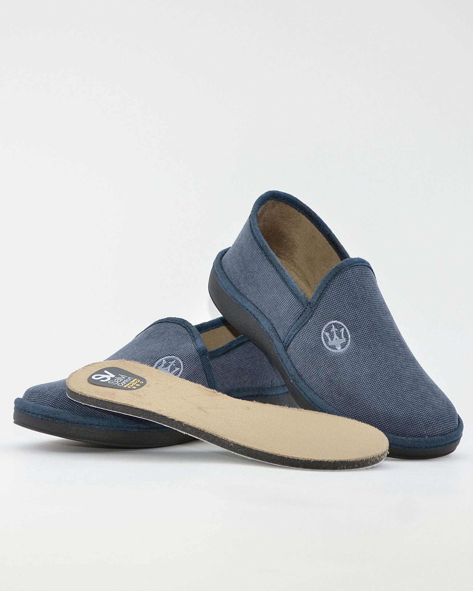 ZAPATILLAS DE CASA CERRADA HOMBRE SALVI 08D-244 TRIANA MARINO TRIDENTE