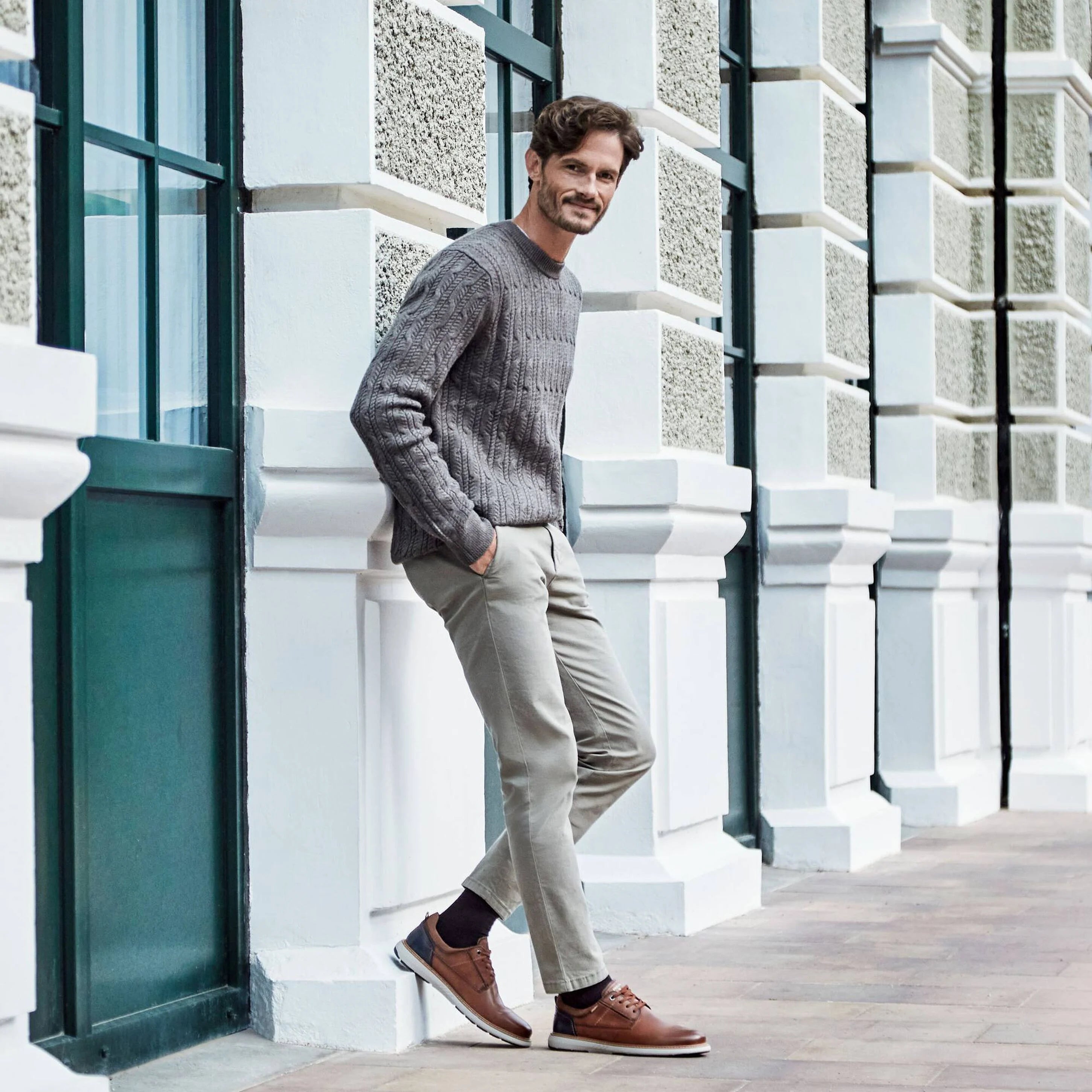 ZAPATO HOMBRE CUERO CORDON M8D-4292C1 BILBAO