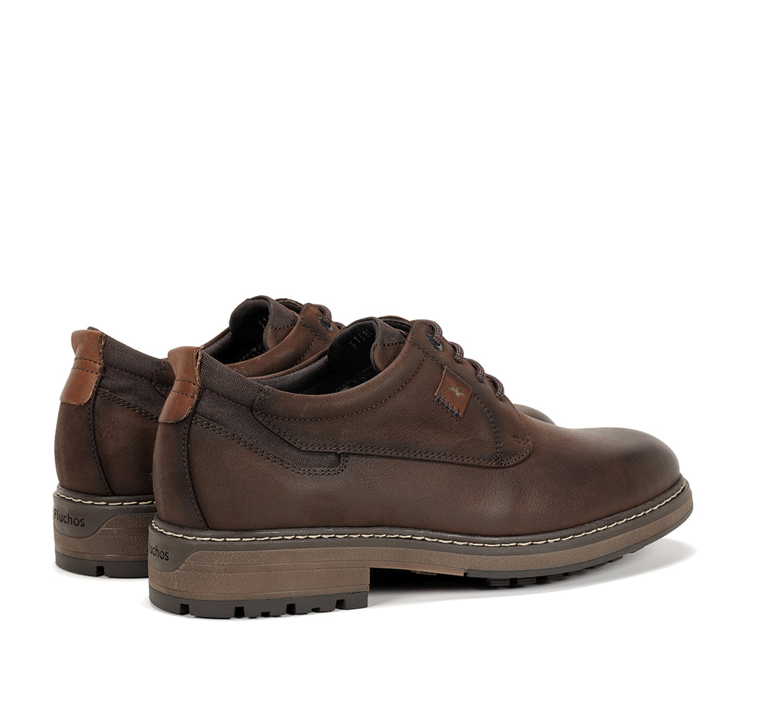 ZAPATO SPORT CORDON ENGRASADO MARRON F1589 TRUMAN D.CASTAÑO