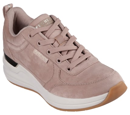SNEAKERS MUJER SKECHERS TAUPE CUÑA 177349 TPEB