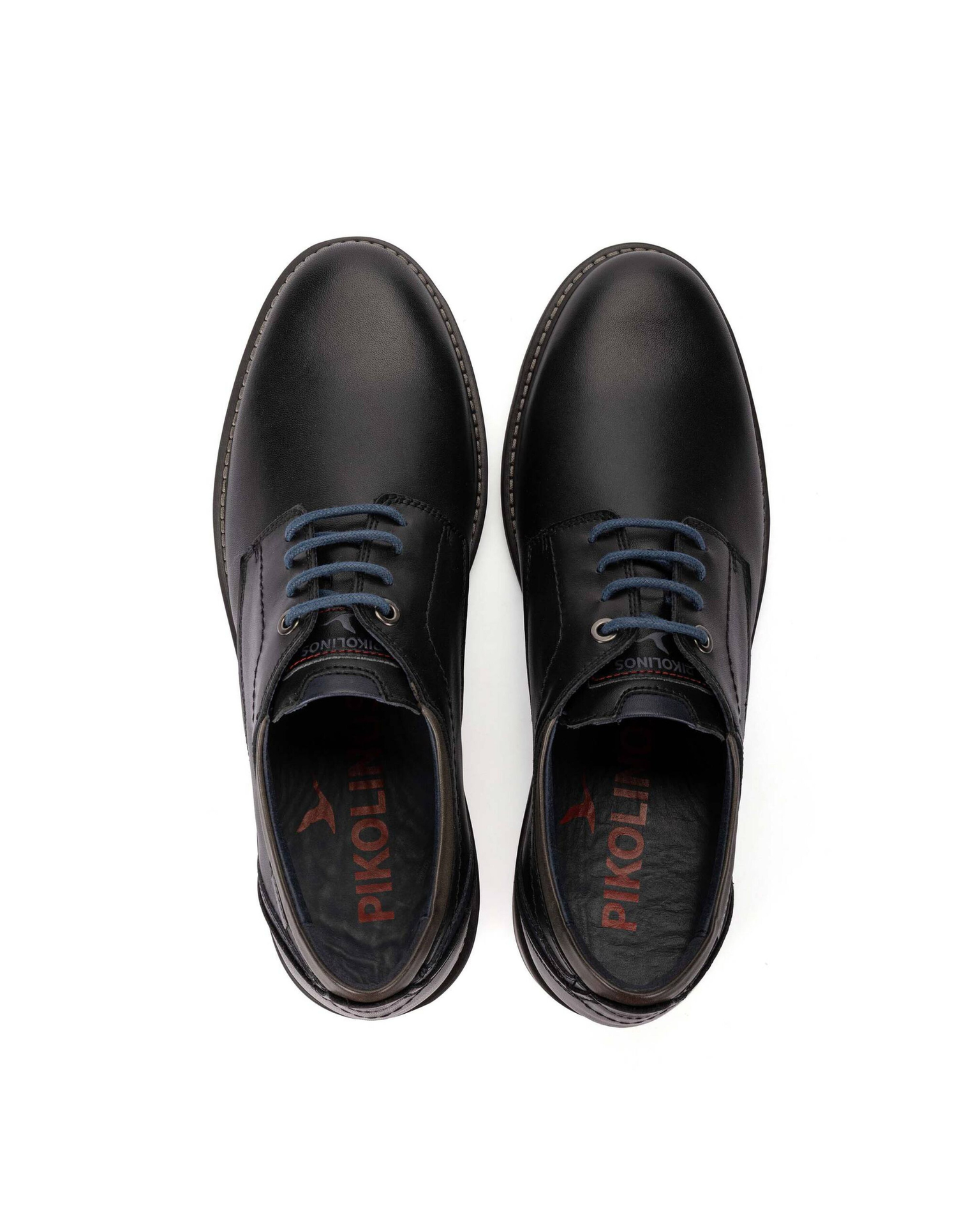 ZAPATO CASUAL HOMBRE PIKOLINOS CON CORDONES COLOR NEGRO BERNA M8J-4331 C1