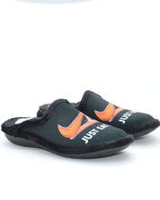 ZAPATILLAS CASA HOMBRE NEGRO ESTAMPADO JAMON