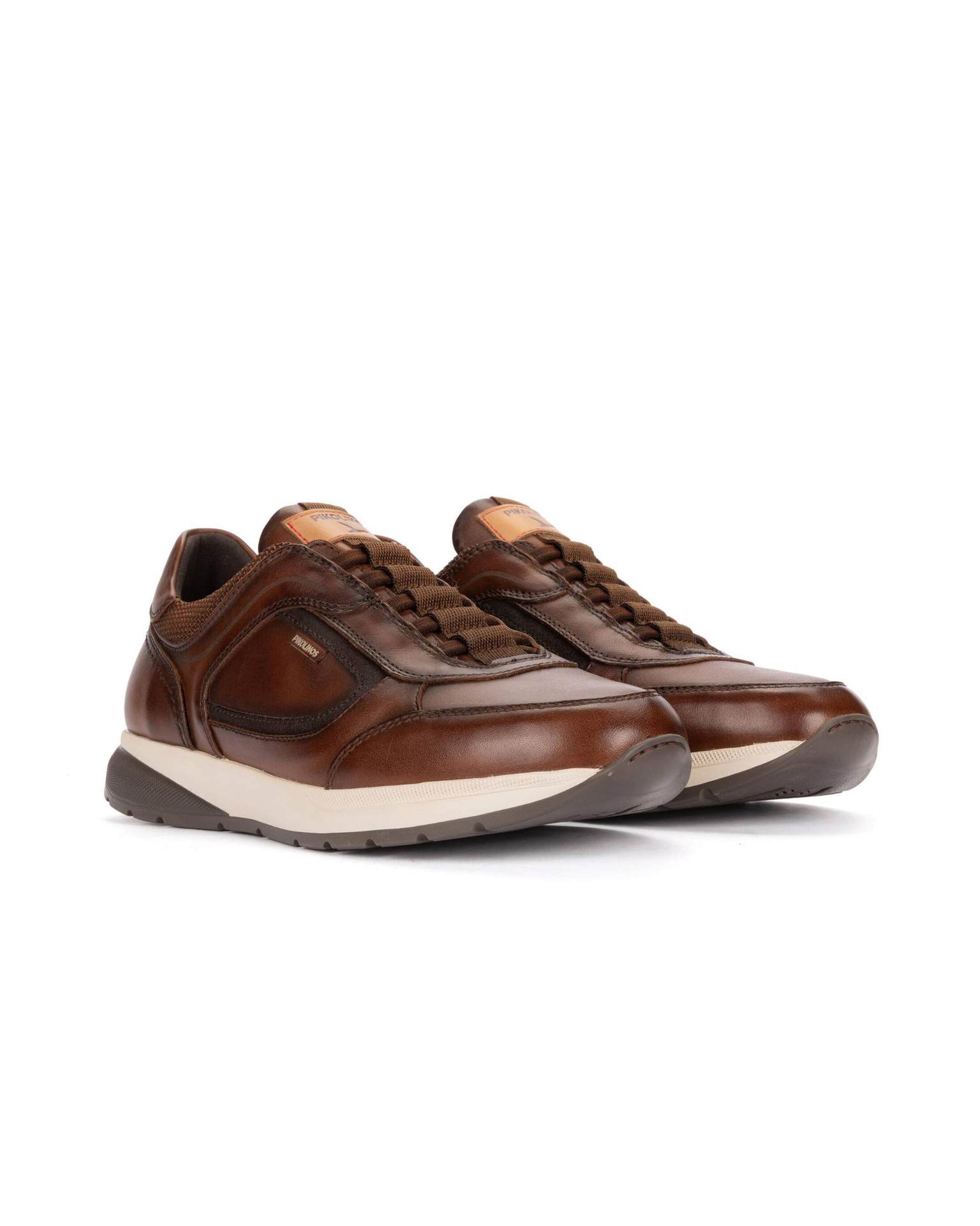 ZAPATO DE CORTE DEPORTIVO HOMBRE PIKOLINOS ELASTICOS COLOR CUERO GETAFE M2B-6439C1