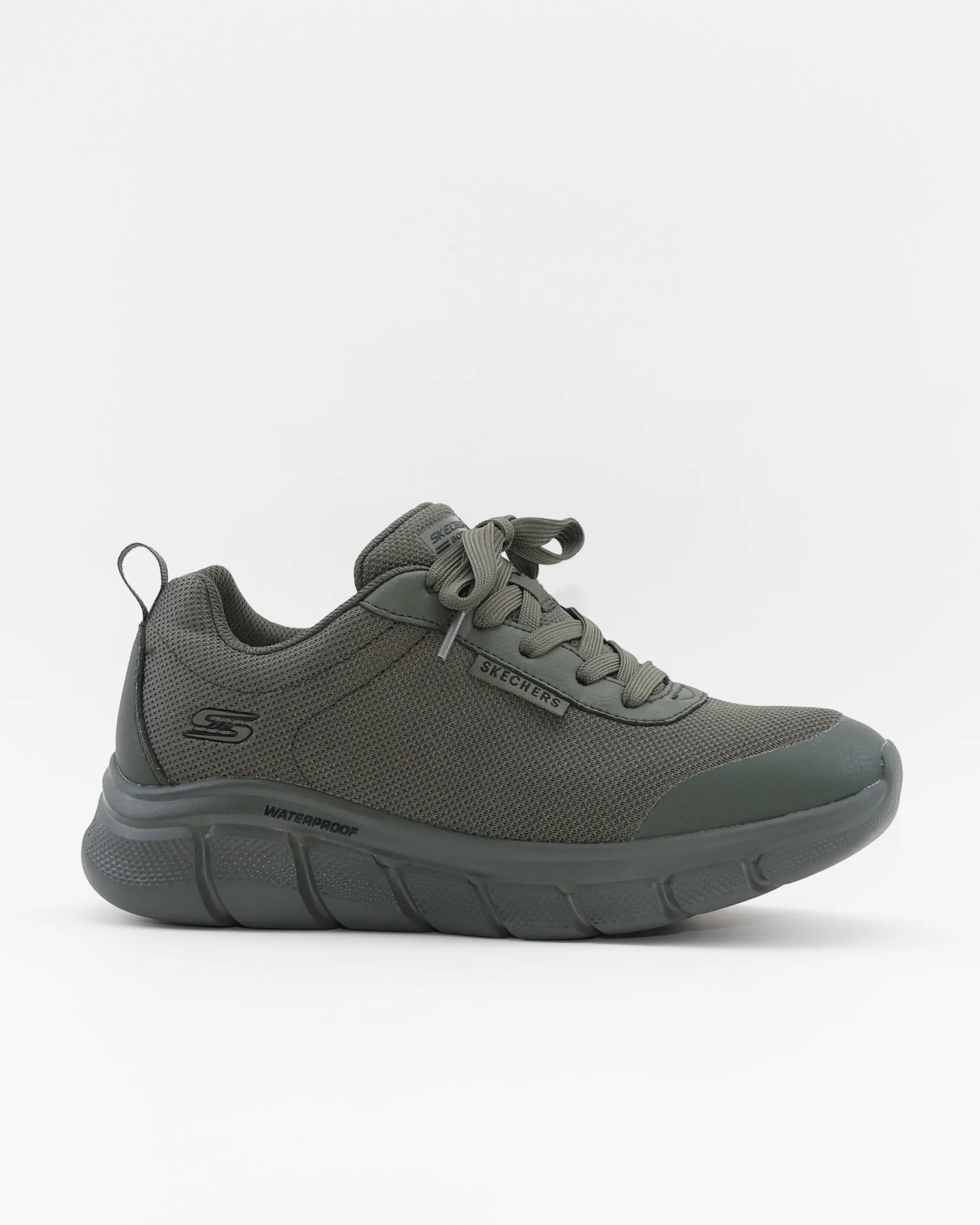 SNEAKERS HOMBRE DEPORTIVO SKECHERS WATERPROOF VERDE 118111 OLV