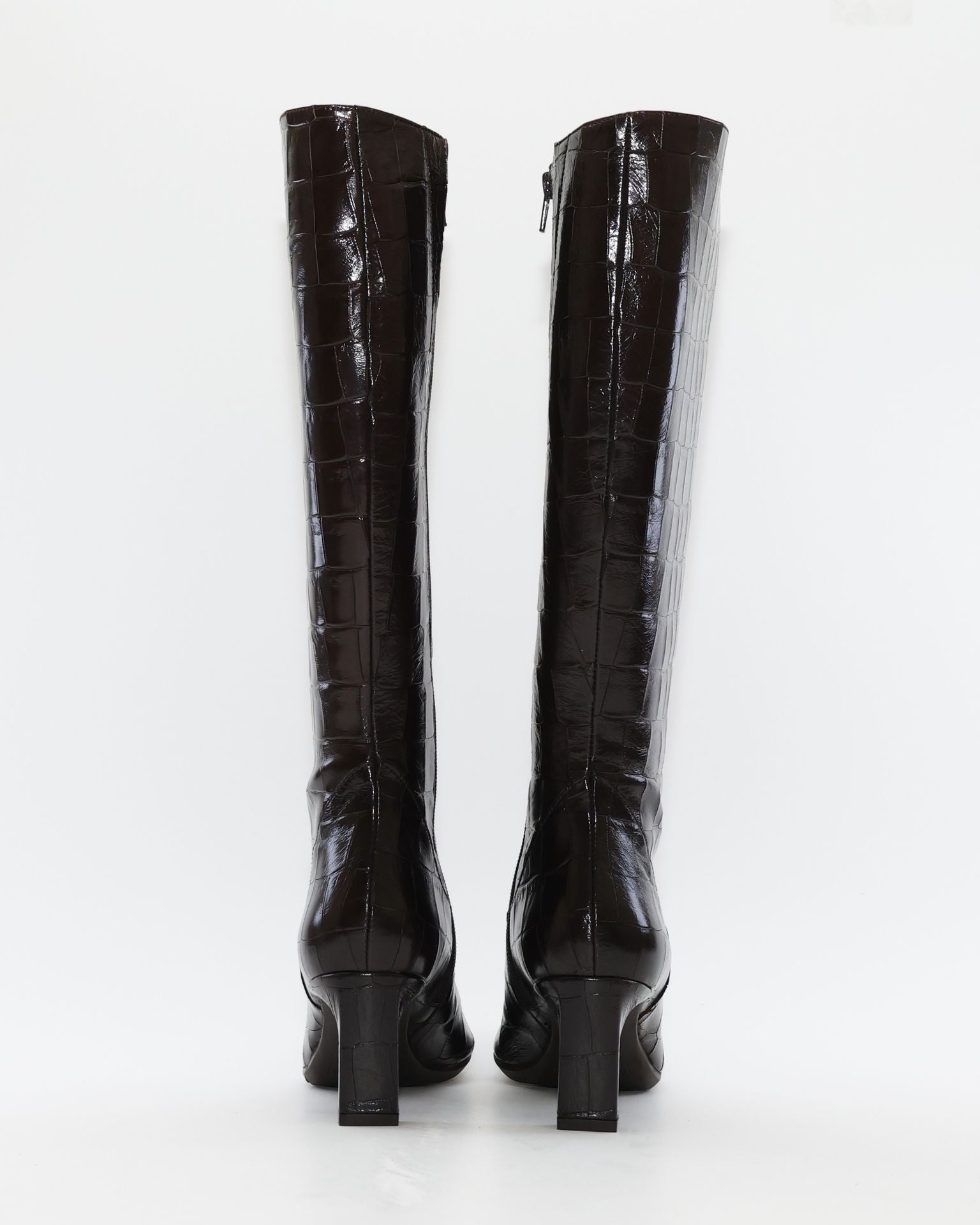 BOTA ALTA MUJER PIEL COCO MARRÓN CHOCOLATE WONDERS M-6305 MISOURI TESTA