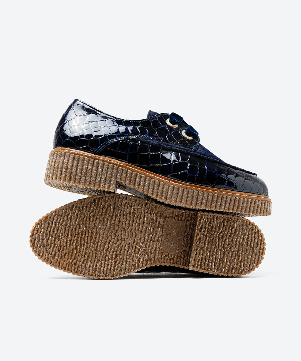 ZAPATO MUJER CORDON COCO MARINO POTRO MARINO LACOMBA JAZMINE