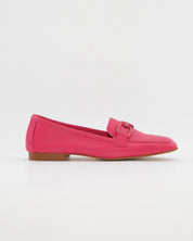 ZAPATO MOCASIN MUJER PLANO COLOR FUXIA CAYETANO 17186