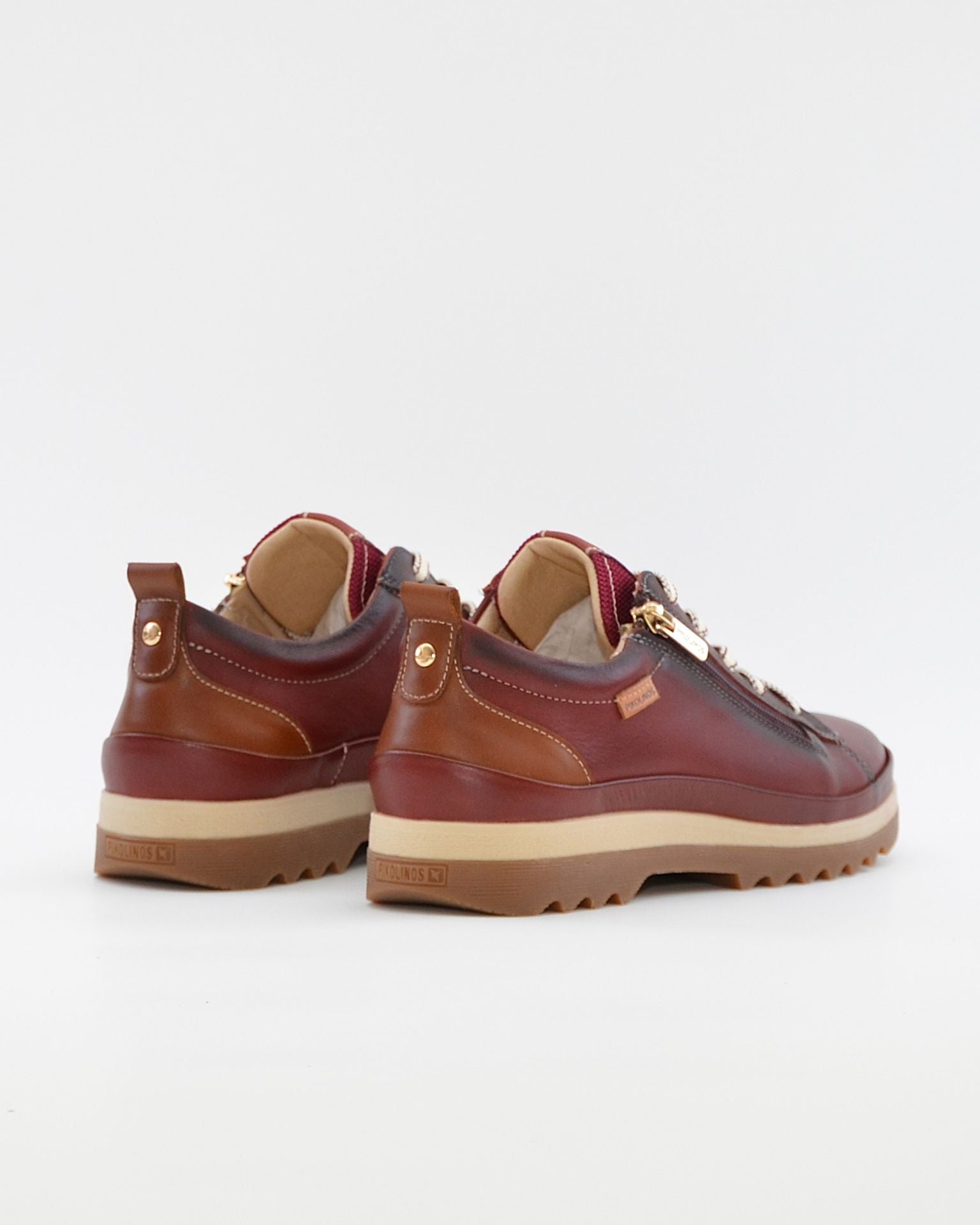 ZAPATO DE CORTE DEPORTIVO MUJER CORDON Y CREMALLERA PIKOLINOS  ARCILLA W3W-6979 VIGO