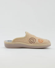 ZAPATILLA CASA MUJER SALVI 01L-000 BUCLE CREMA