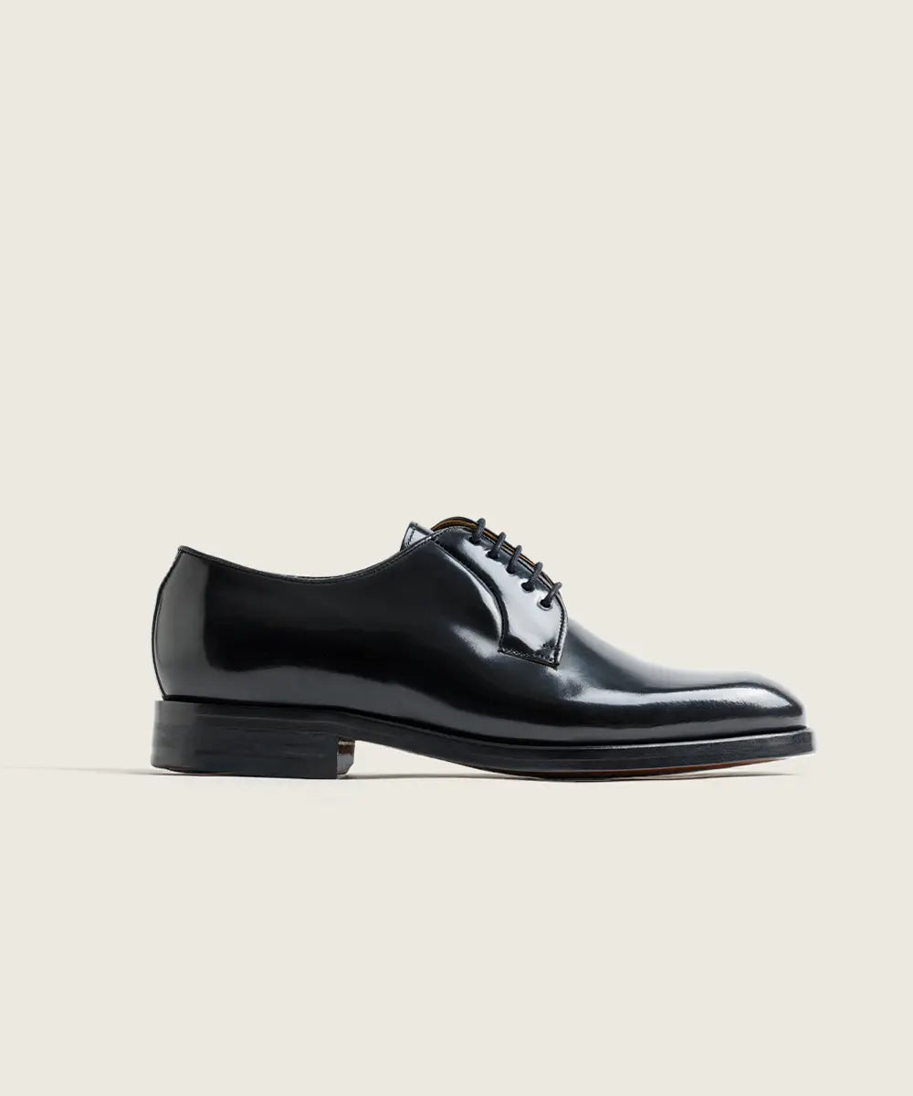 ZAPATO CORDON HOMBRE FLORENTIC NEGRO 7006 BLUCHER SUELA DE CUERO