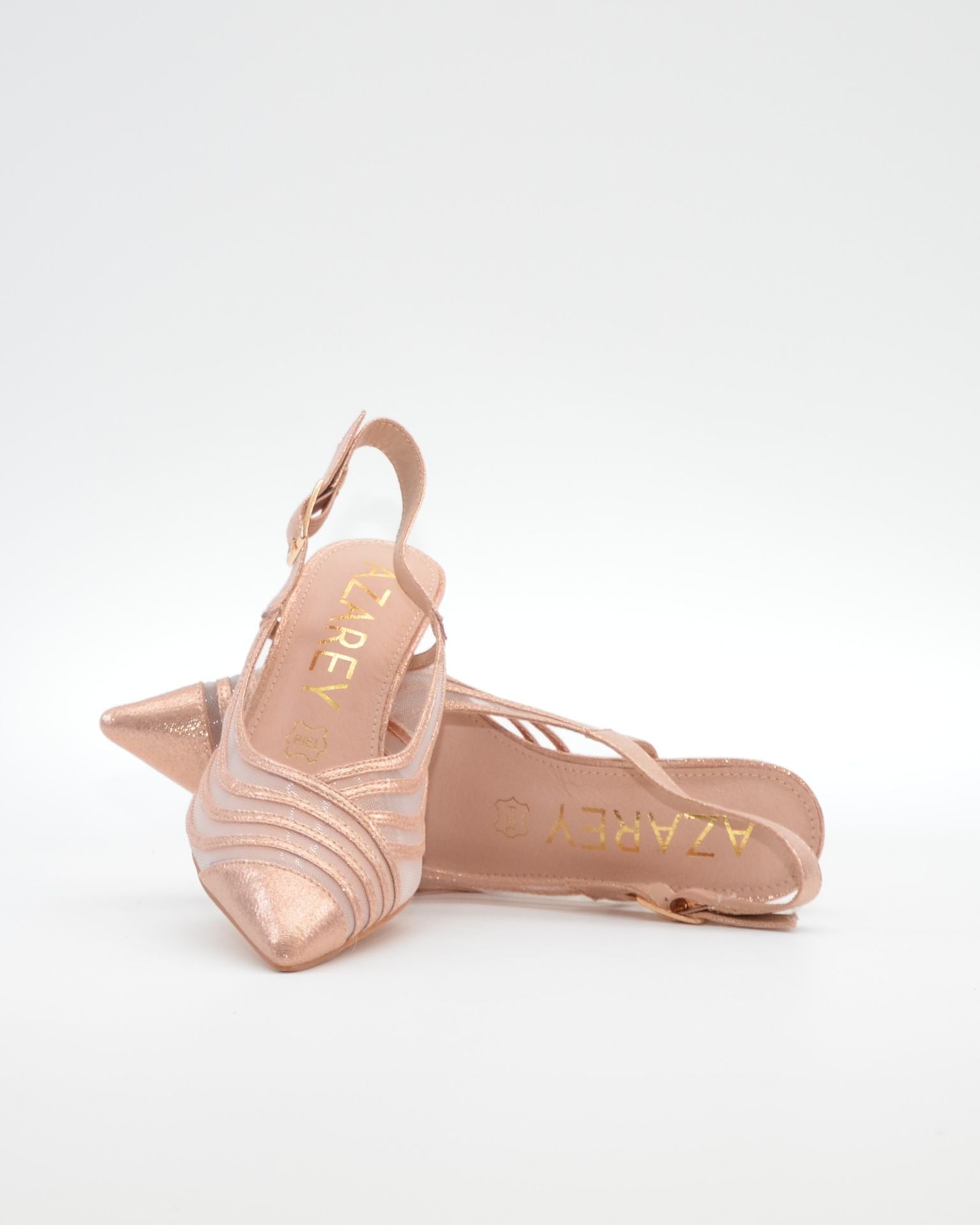 ZAPATO FIESTA MUJER DESTALONADO COLOR ROSA AZAREY 613K997