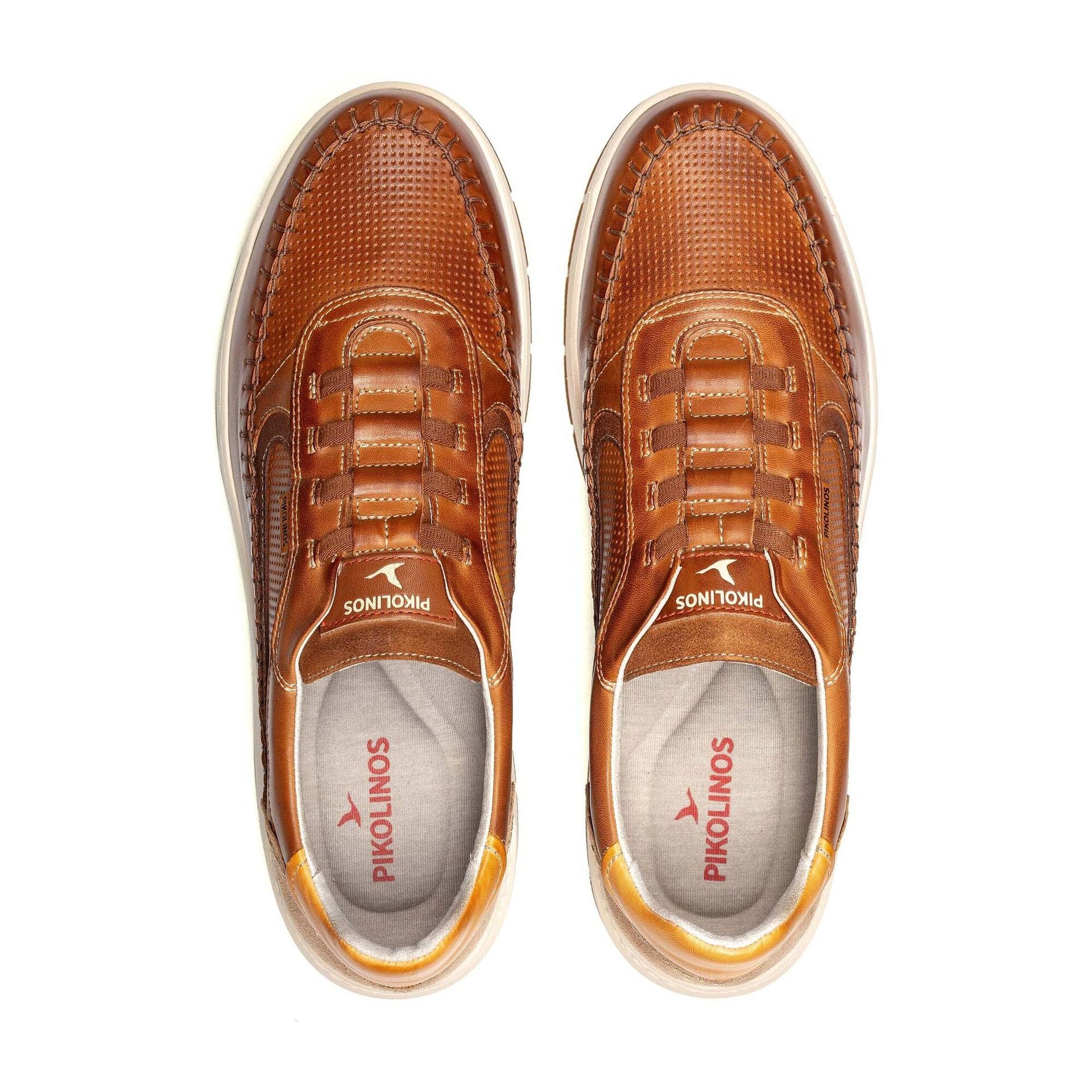 DEPORTIVOS COLOR CUERO CON CIERRE ELÁSTICO PARA HOMBRE PIKOLINOS M7W-6423C1