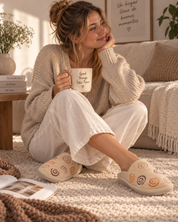 ZAPATILLA CASA MUJER SALVI 01L-000 BUCLE CREMA