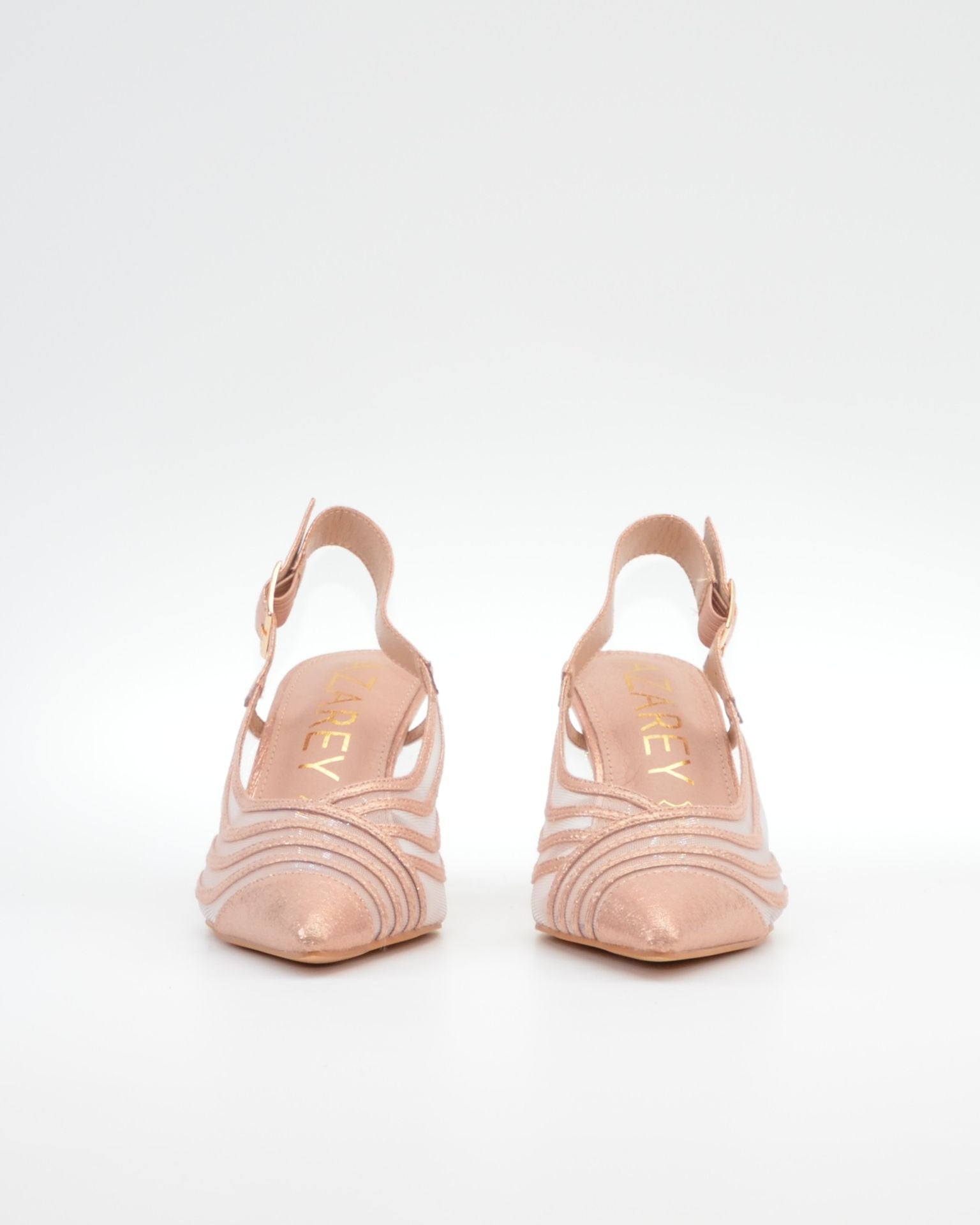 ZAPATO FIESTA MUJER DESTALONADO COLOR ROSA AZAREY 613K997