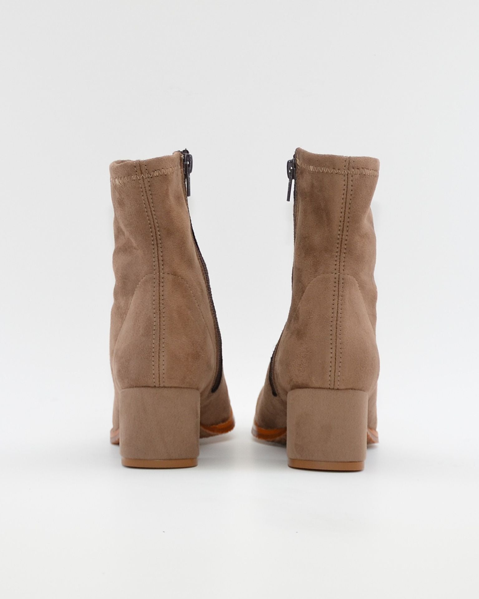 BOTIN LYCRA MUJER COLOR TAUPE LACOMBA ALMOND
