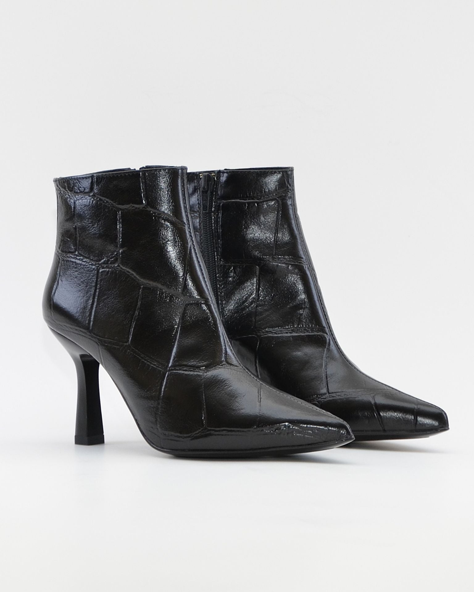 BOTIN DE MUJER TACON FINO COLOR COCO NEGRO DESIREE SHEILA 6