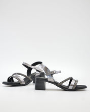 SANDALIA MUJER COLOR ACERO TACON PLANTA DE GEL OH MY SANDALS 5905