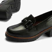 MOCASIN TACON MEDIO NEGRO 20220
