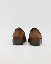 ZAPATO MOCASIN MUJER FLECOS SERRAJE CUERO DORKING by FLUCHOS D9782 TABACO