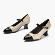 ZAPATO PULSERA CHAROL PIEDRA PUNTERA NEGRO 10851.