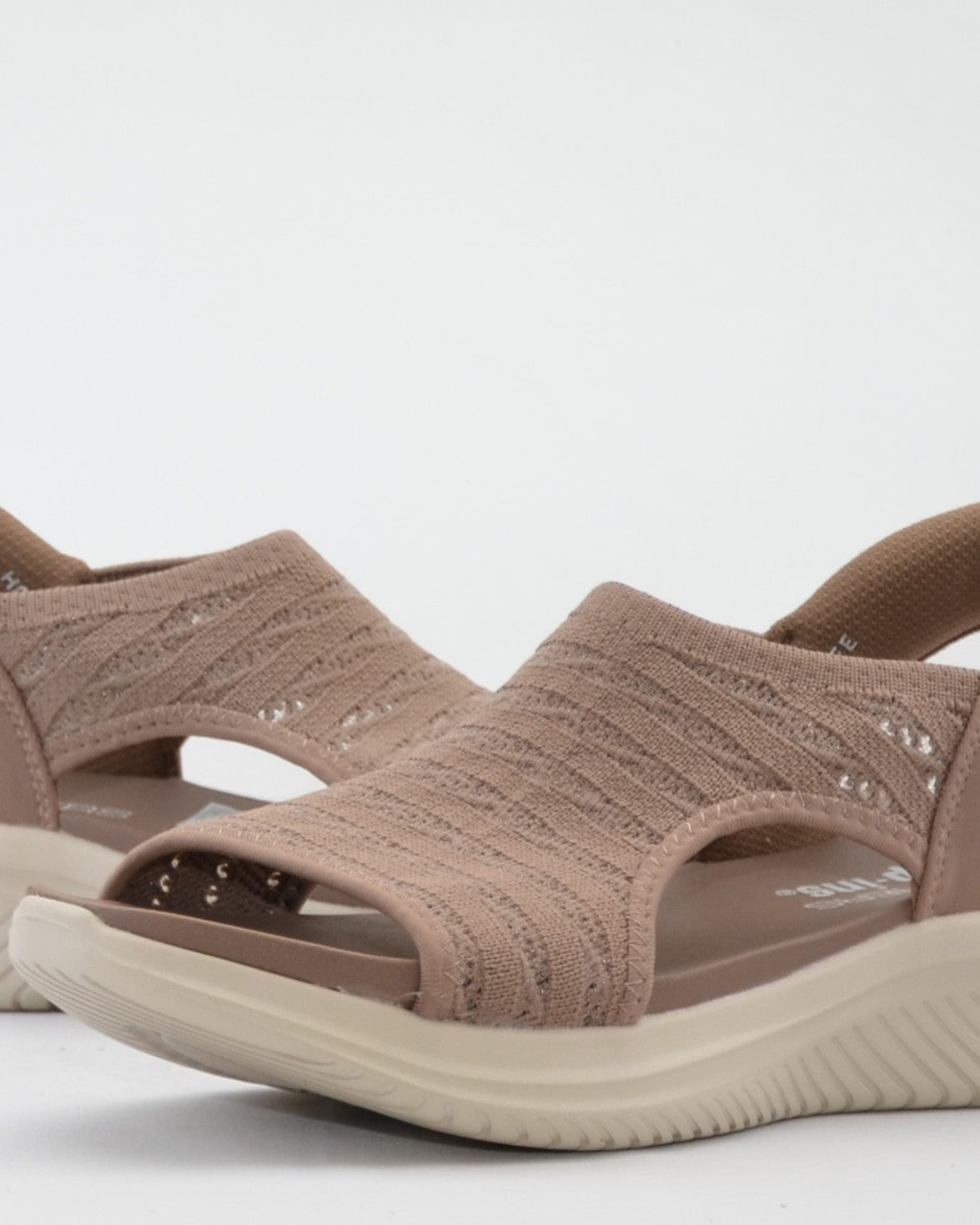 SANDALIAS SKECHERS MUJER COLOR TAUPE SLIP-INS 119805 MOC