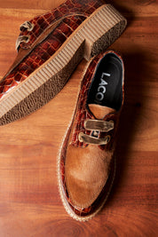 ZAPATO MUJER CORDON COCO CUERO POTRO CUERO LACOMBA MANDEVILLA