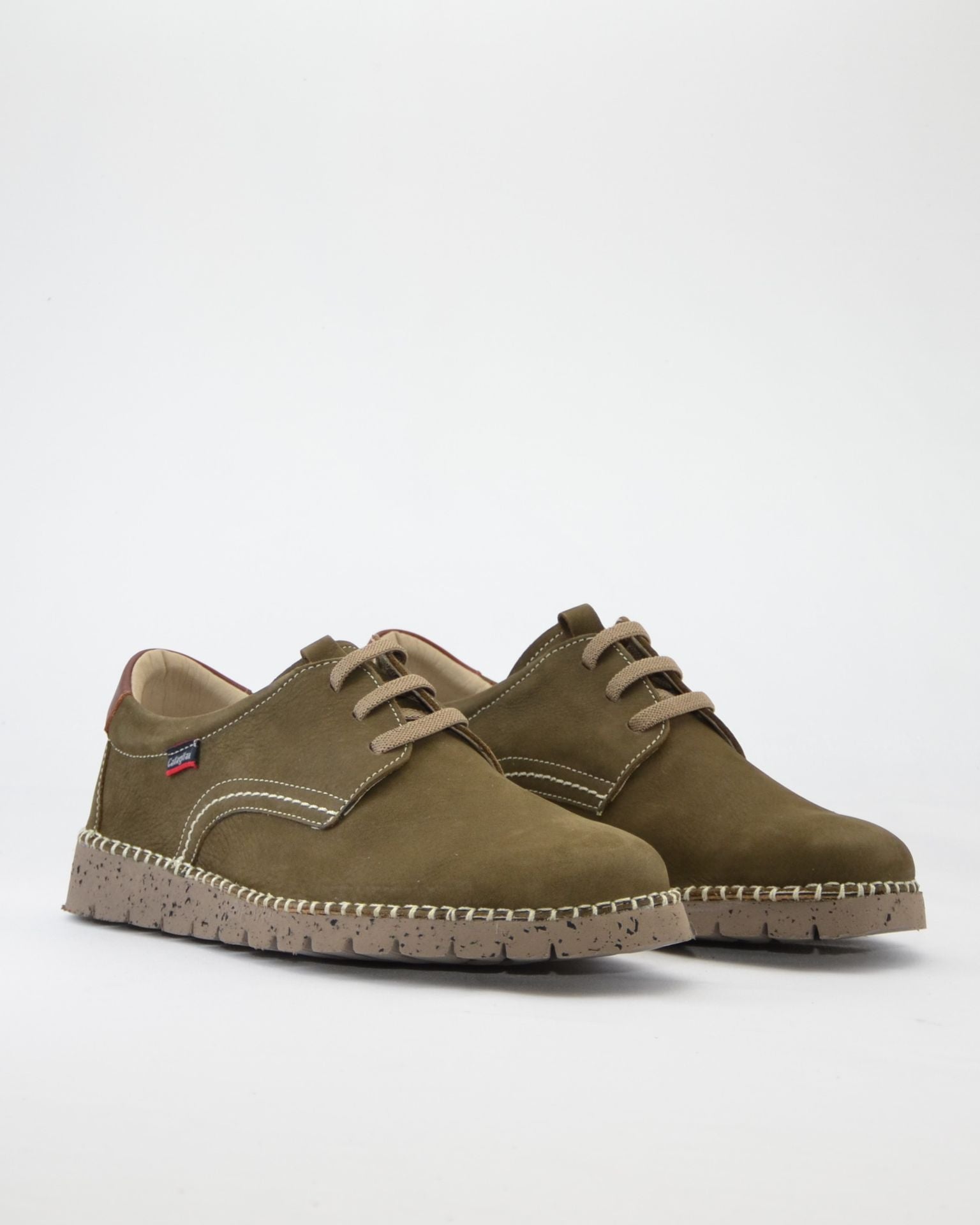 ZAPATO DE CORDONES HOMBRE COLOR KAKI CALLAGHAN 65201