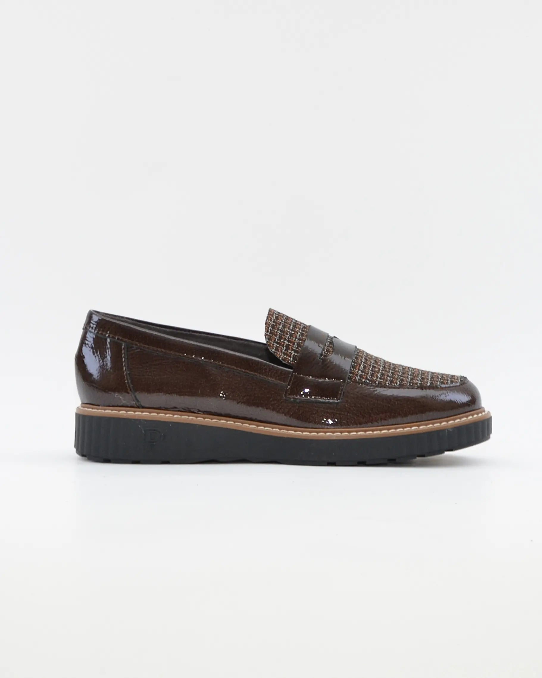 ZAPATO MOCASIN MUJER PITILLOS 11554 MARRÓN PLANTILLA EXTRAIBLE