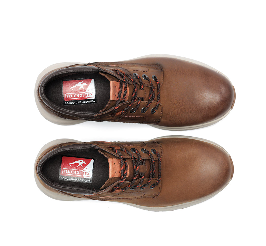 BOTIN CASUAL IMPERMEABLE MARRON F2068 TRITON NUEZ