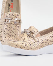 MOCASIN ANCHO ESPECIAL COLOR PLATINO DOCTOR CUTILLAS 38475