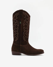 BOTA COWBOY MUJER DAKOTA DKT 112 VISON MARRON SUELA DE GOMA