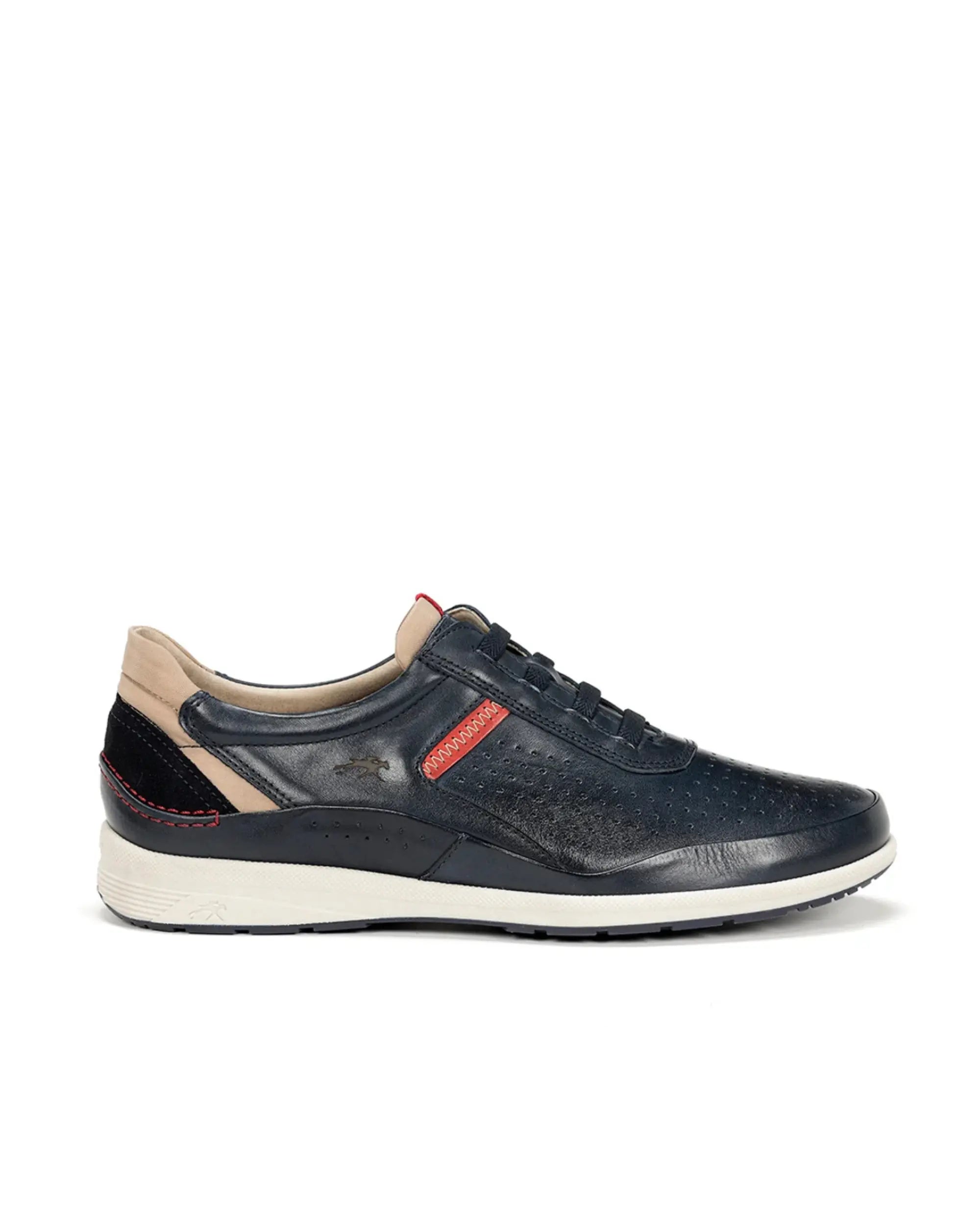 ZAPATO HOMBRE FLUCHOS GOMA ELÁSTICA AZUL MARINO JADEN F1736 OCEANO