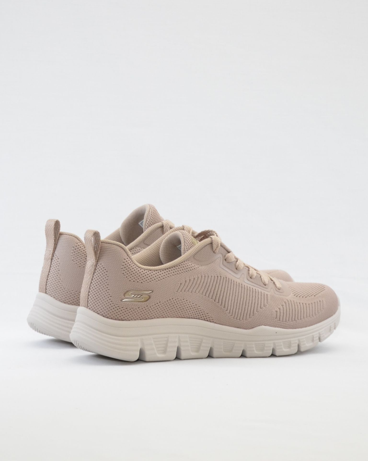 SNEAKERS MUJER SKECHERS 117700 TPE TAUPE CORDON
