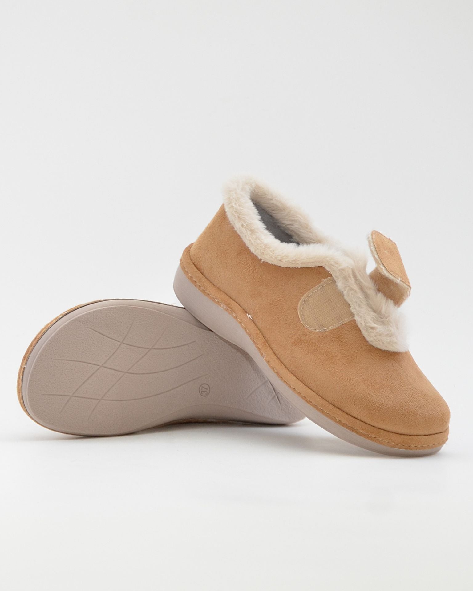 ZAPATILLAS DE CASA MUJER CERRADA SALVI 73B-028 NUUK TOSTADO