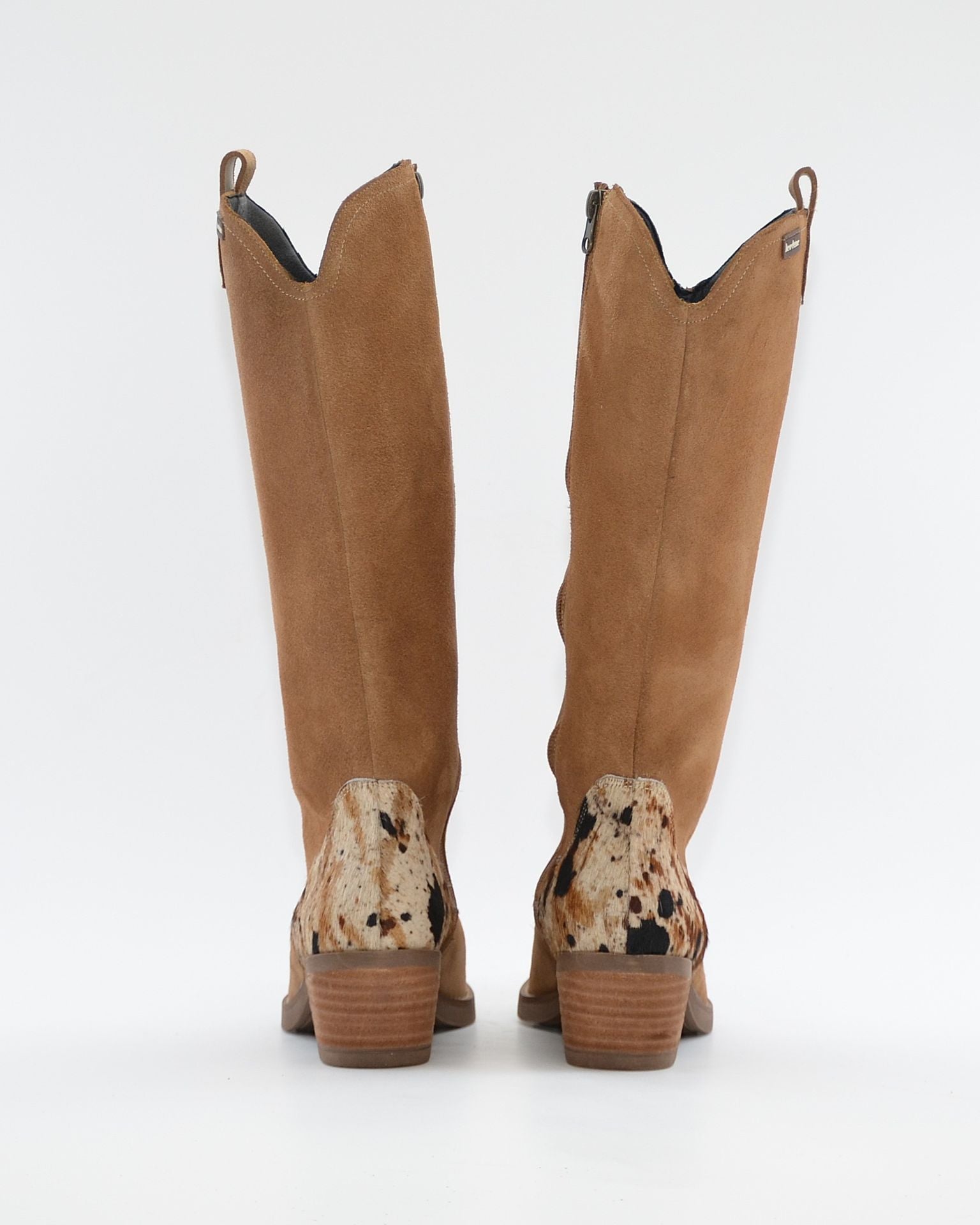 BOTA MUJER COWBOY COLOR SERRAJE TAUPE JORDANA 5173