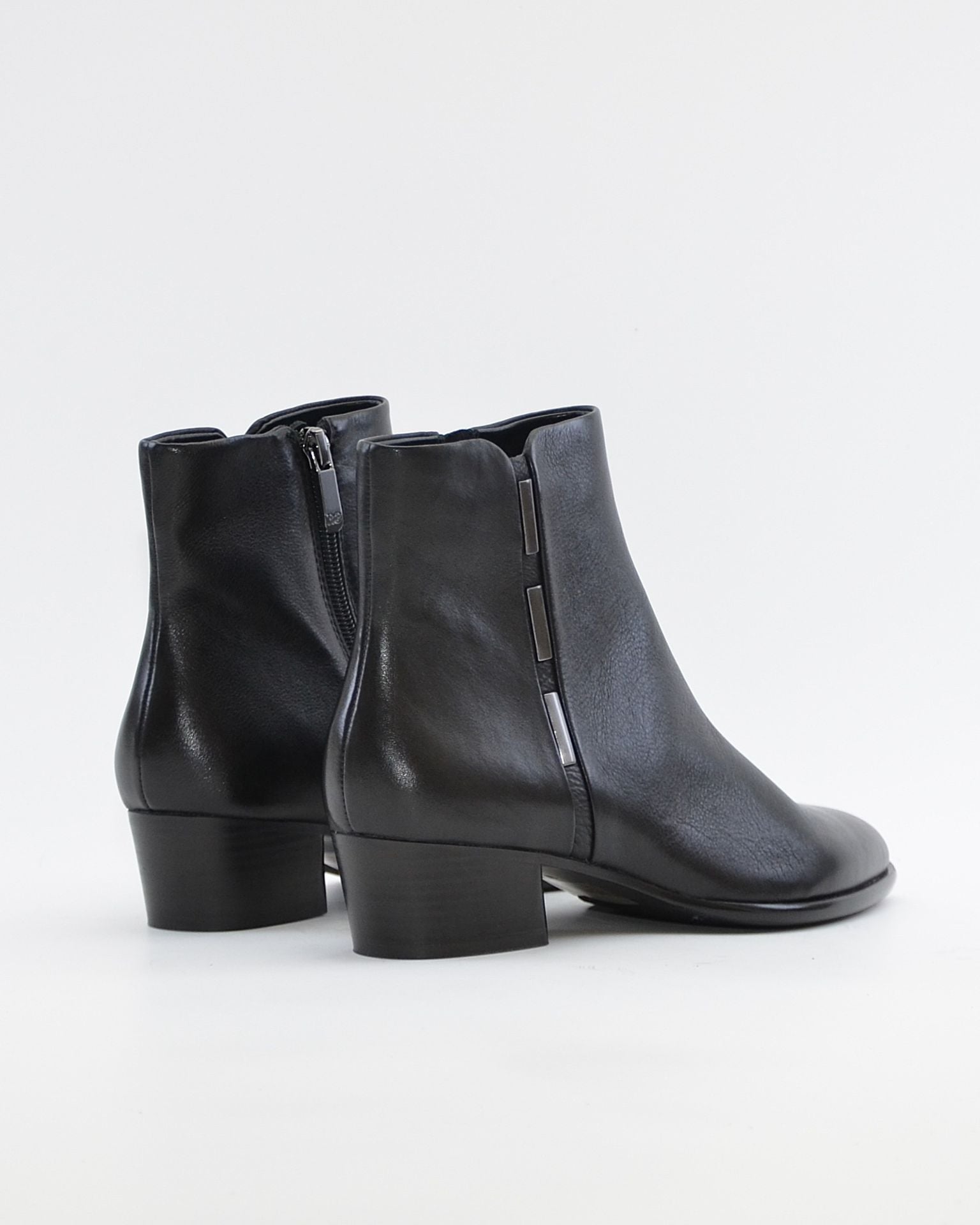 BOTIN MUJER PIEL TACON BAJO COLOR NEGRO REGARDE LE CIEL LORI 02 NEGRO