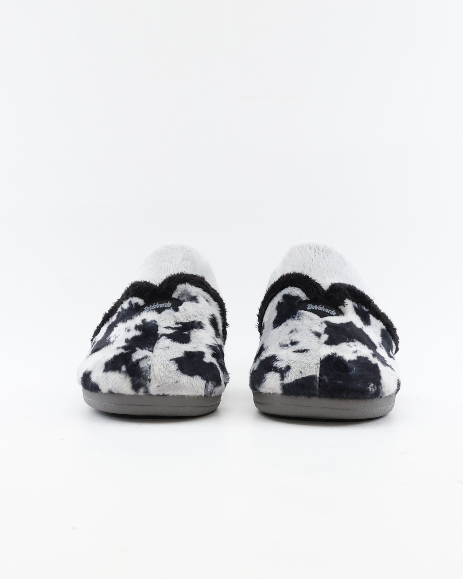 ZAPATILLAS DE CASA MUJER ABIERTA DEVALVERDE 1205 GRIS VACA