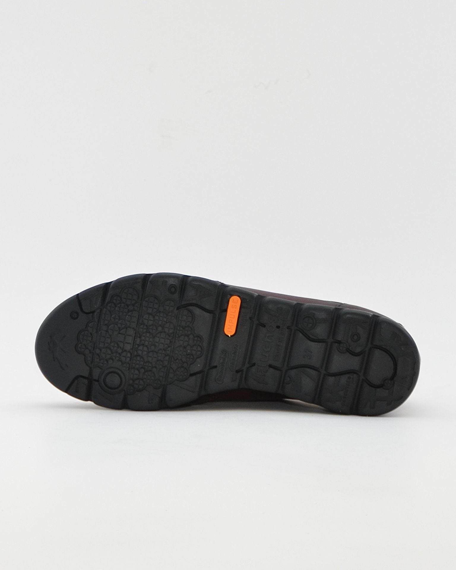 ZAPATO PLANO MUJER BURDEOS CON ELASTICOS FLUCHOS SUSAN F0354