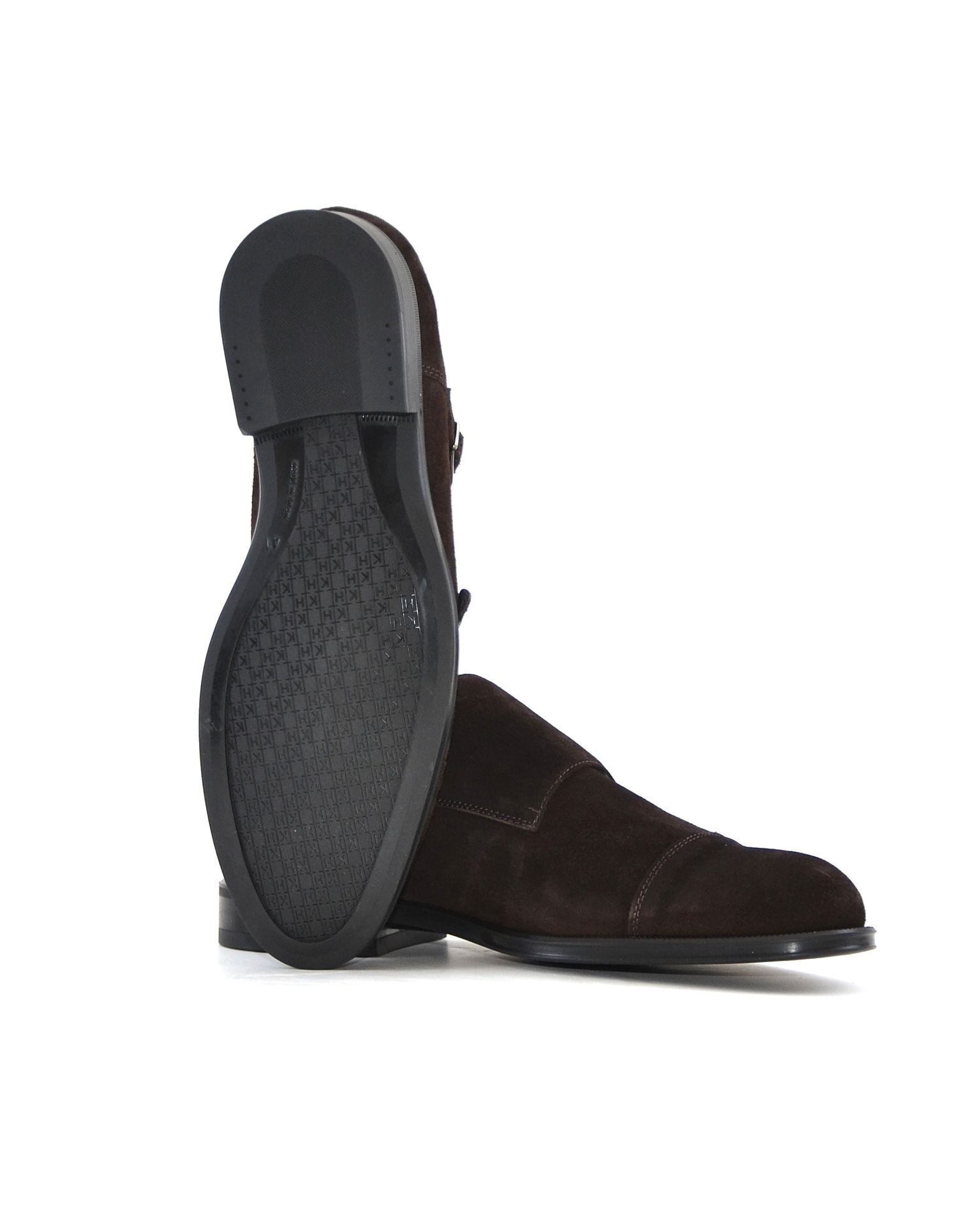 ZAPATO HOMBRE MONKSTRAP SERRAJE MARRON DOS HEBILLAS