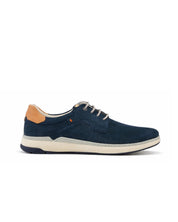 ZAPATO CASUAL HOMBRE FLUCHOS COLOR MARINO CON CORDON JEFF F2212 OCEANO