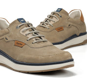 ZAPATO CASUAL HOMBRE FLUCHOS COLOR TAUPE CON CORDON JEFF F2210 MARMOTA