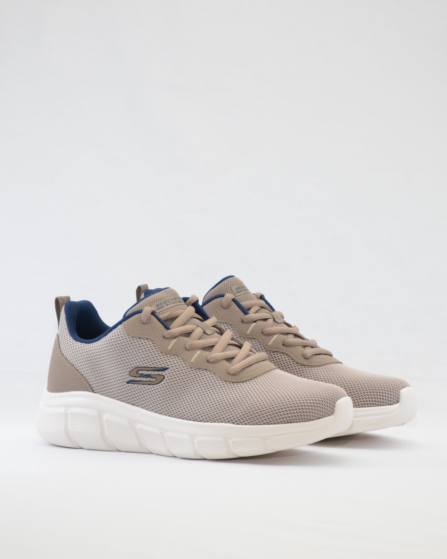SNEAKERS HOMBRE SKECHERS TAUPE 118109 TPE CORDONES