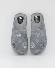 ZAPATILLA CASA MUJER SALVI 01L-000 BUCLE GRIS
