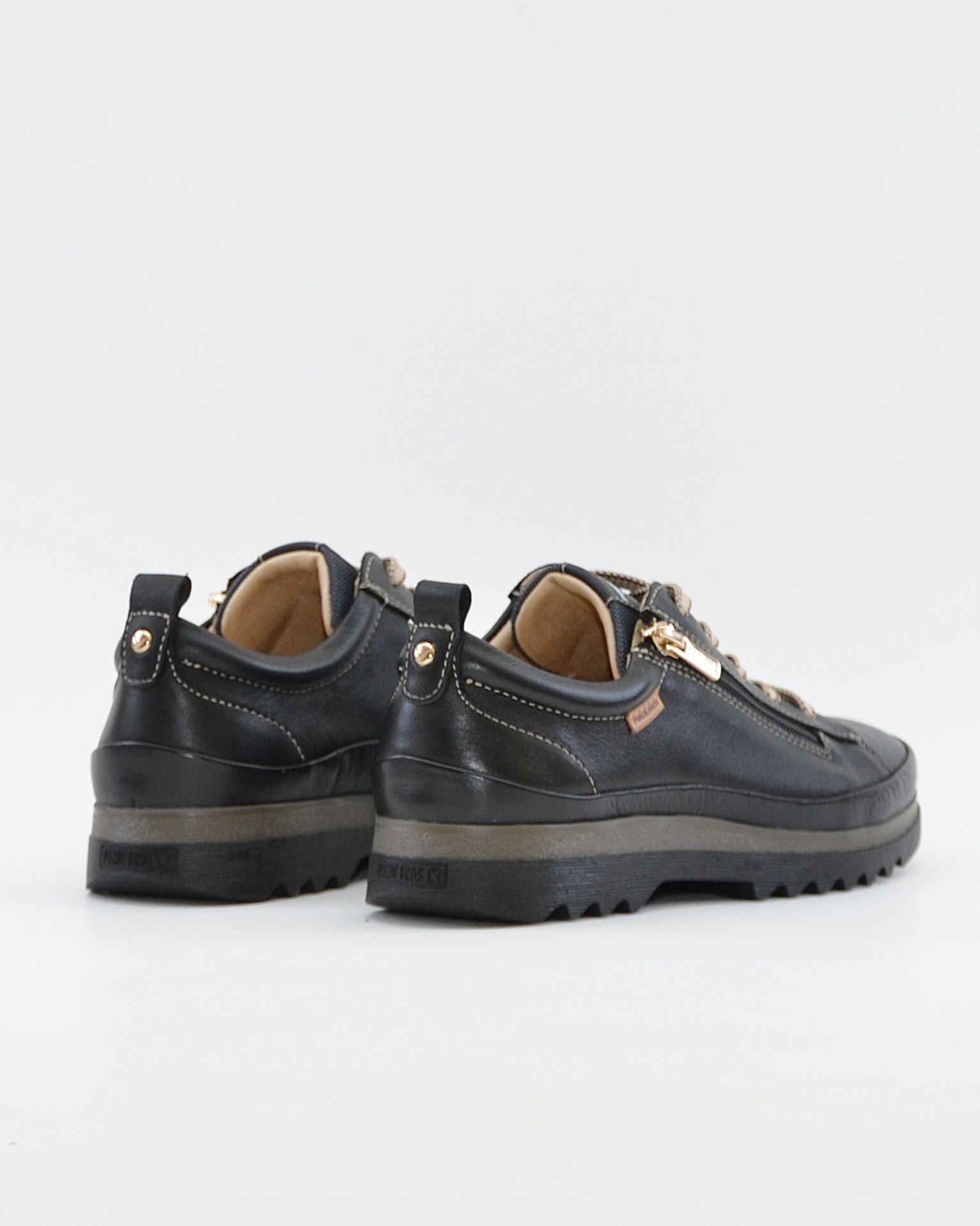 ZAPATO DE CORTE DEPORTIVO MUJER CORDON Y CREMALLERA PIKOLINOS NEGRO W3W-6979ST VIGO