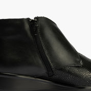 BOTIN ANCHO ESPECIAL VELCRO NEGRO 10713